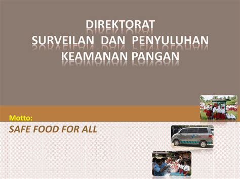 PDF Motto SAFE FOOD FOR ALL Penggunaan Bahan Kimia Yang Dilarang