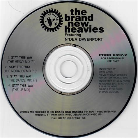 The Brand New Heavies Featuring N Dea Davenport Stay This Way