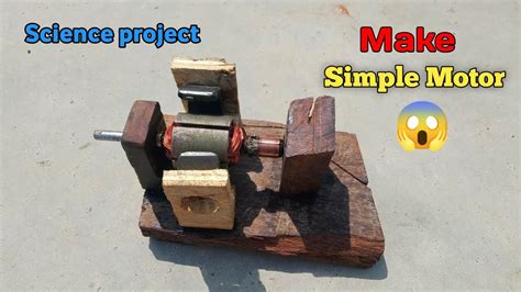 घर पर बनाएं Simple Dc Motor 😱 Homemade Dc Motor Youtube