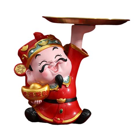 Menolana Cellphone Holder God Of Fortune Statue Collection Feng Shui