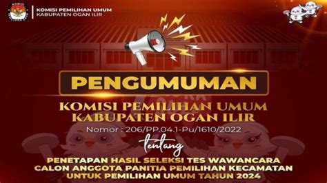 Daftar Lengkap 80 Nama Calon PPK Untuk Pemilu 2024 Hasil Seleksi