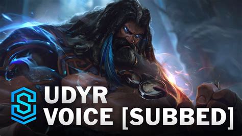 Voice Udyr The Spirit Walker English YouTube