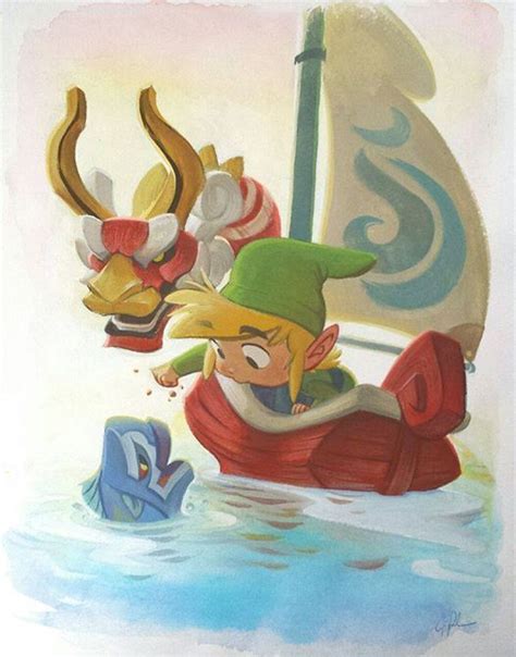 Wind Waker Link By Jessica Plummer Zelda Art Legend Of Zelda Wind Waker