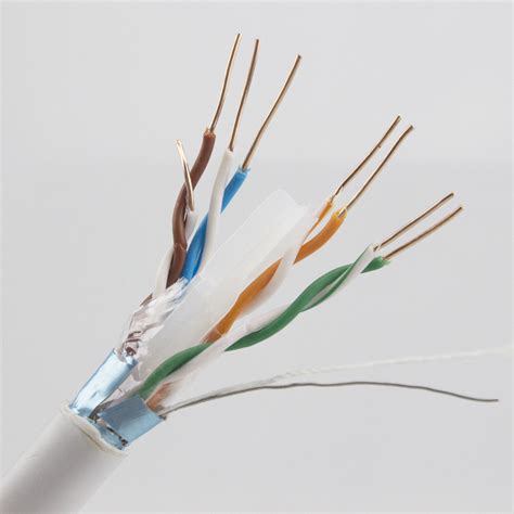 FTP CCA Conductor Cat6 Ethernet Cable 4 Pair 305m 23AWG HDPE