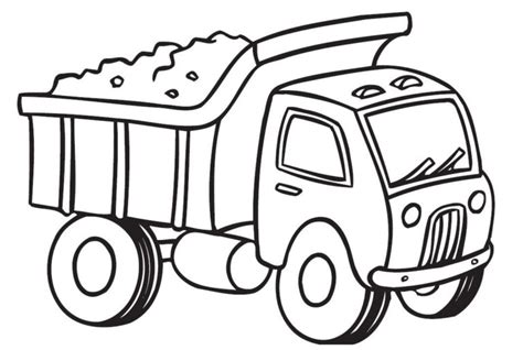 gambar mewarnai mobil  anak mudah diwarnai