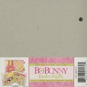Bo Bunny 2 Ring Bare Naked Binder Pages 6 X6 6 Pk Amazon Co Uk Home Kitchen