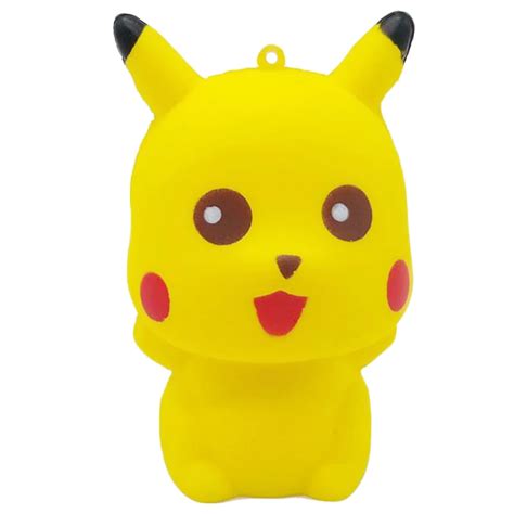 Jumbo Pikachu Squishy Cute Cartoon Doll Phone Straps Squeeze Toys Slow