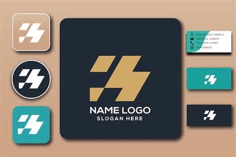 Premium Vector | H monogram logo