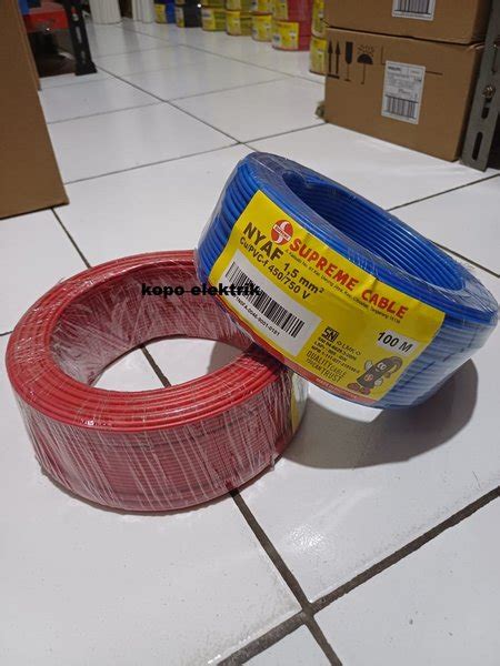 Jual Kabel Supreme NYAF 1 5mm 100 Meter Di Lapak Kopo Elektrik Bukalapak