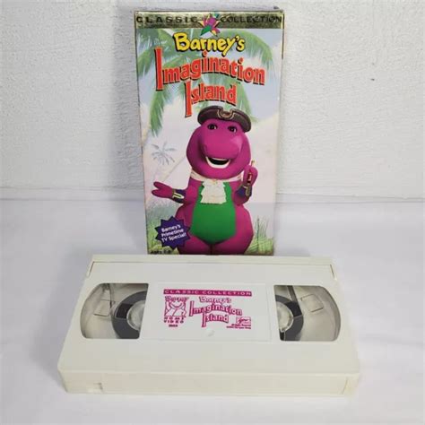 BARNEY BARNEYS Imagination Island VHS Tape 1994 Lyrick Studios