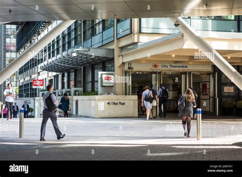 City Thameslink Railway Station Holborn Viaduct Stock Photo Alamy