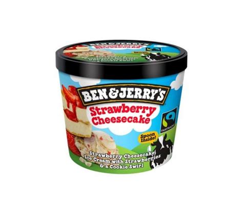 Ice Cream Ben And Jerrys 100ml Strawberry Cheesecake Cheap Basket