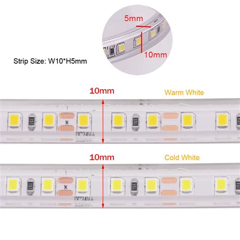 BANDE LED Warm White 24V 1m Bande lumineuse Led Flexible et étanche