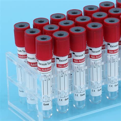 Plain Tube Red Top Disposable Vacuum Blood Collection Tube China