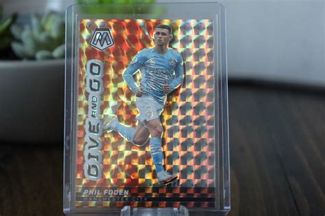 Panini Mosaic Premier League Epl Phil Foden Give And Go Prizm