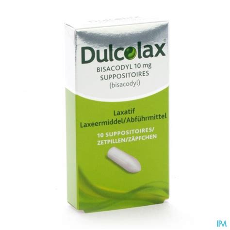 Dulcolax Bisadocyl Supp 10 X 10 Mg Apotheek Thiels