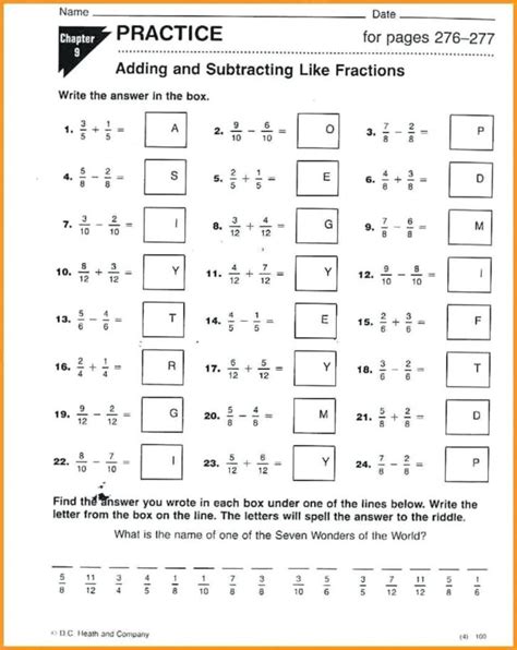 7 Grade Worksheets Free Printables 159 Lyana Worksheets