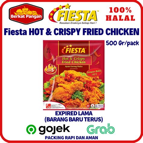 Jual Fiesta Hot Crispy Fried Chicken Spicy Level Gr Shopee