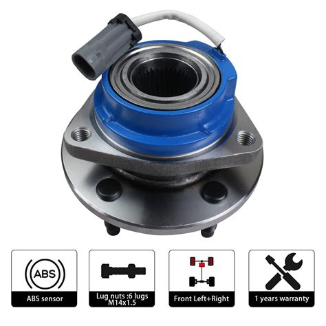 Macel Front Wheel Hub And Bearing Assembly Compatible With Chevy