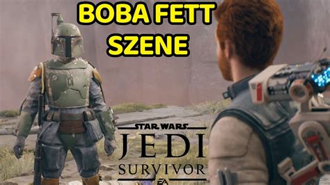 Star Wars Jedi Survivor Boba Fett Szene in SWJS Kopfgeldjäger Bounty