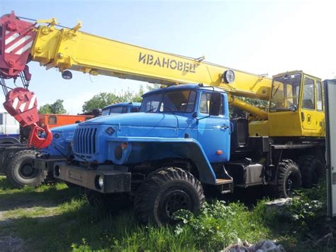 Урал шасси 4320 Автомобильный кран Ивановец КС-35714 16тн. 3-х ...
