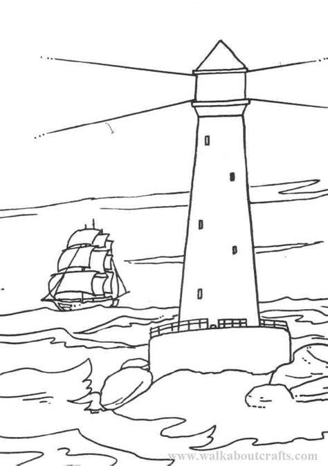 Lighthouse Coloring Pages For Adults