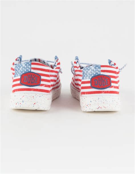 Hey Dude Wally Youth Patriotic Girls Shoes Multi Tillys