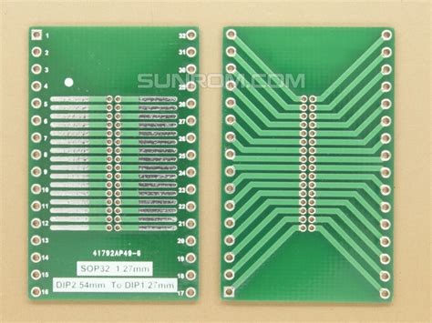 Soic Mm Or Dip Mm To Mm Smd Adapter Pcb Sunrom