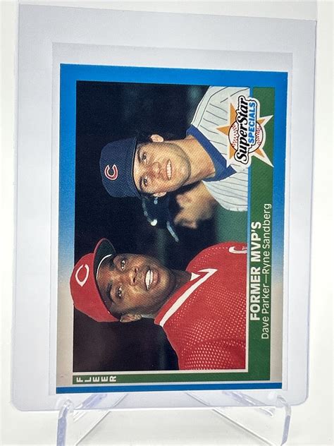 Fleer Ryne Sandberg C Dave Parker For Sale Online Ebay