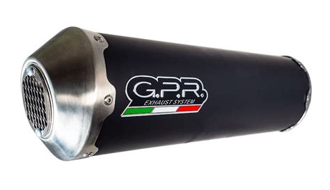 Full System Exhaust Black Aluminium Gpr For Sym Fiddle Fiddle Ii