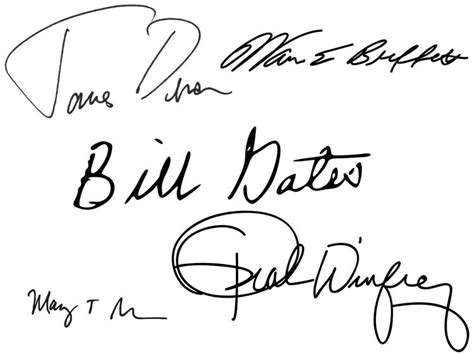 Analyzing Bill Gates, Mark Zuckerberg, other leaders' signatures ...