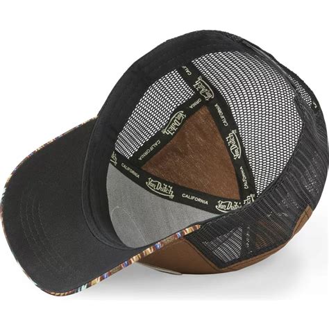 Von Dutch Atru She Brown Trucker Hat Caphunters De