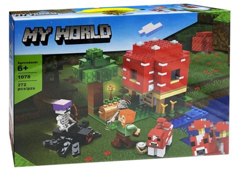 Конструктор Майнкрафт Грибной дом 272 деталей 1078 - купить с доставкой ...
