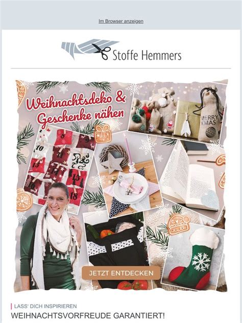 Stoffe Hemmers DE Weihnachtsvorfreude Garantiert Schon Jetzt