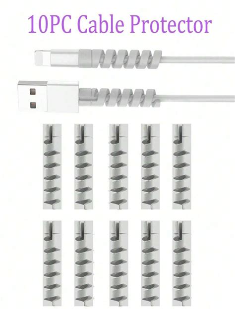 Protectores De Cable Flexibles De Silicona Compatibles Con Todos