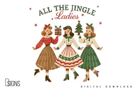 Retro Christmas Vintage Girl Sublimation Graphic By Dsigns Creative