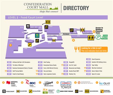 Mall Map - Confederation Court Mall