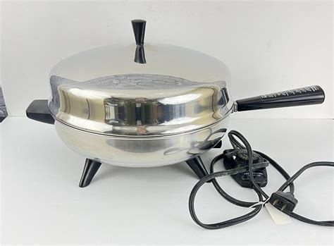 Vintage Farberware 12 Electric Fry Pan Skillet Model 310-A Dome Lid ...