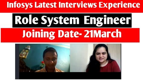 Infosys Interview Experience Infosys System Engineer Interview Question Infosys Interview