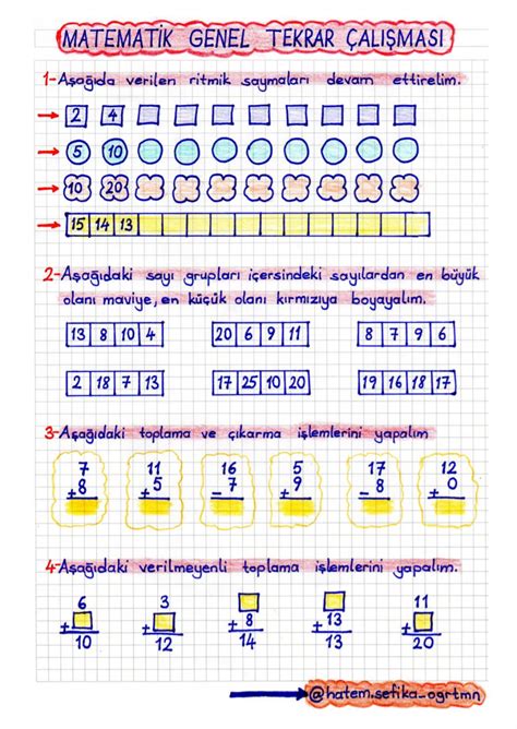 S N F Matematik Genel Tekrar Al Mas