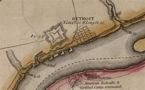 Today's Document • Map of Detroit River and Adjacent Country, August...