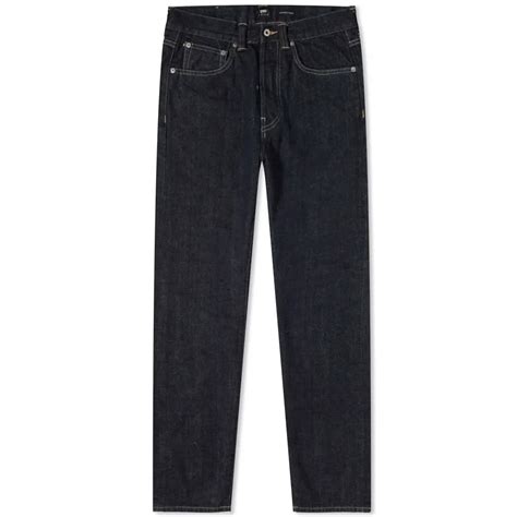 Edwin Slim Tapered Jeans Rinsed END