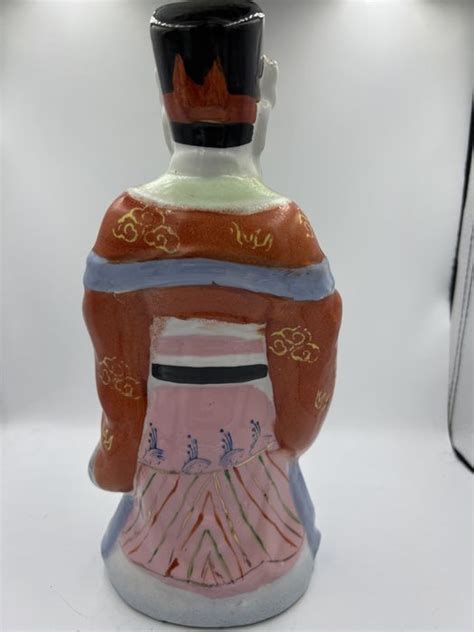 Porcelanowa Figurka Chi Ska M Drzec Cao Guojiu Patron Aktor W