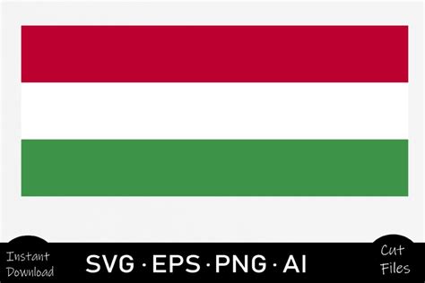 HUNGARY Country Flag SVG, EPS, AI, PNG Sublimation - Crella