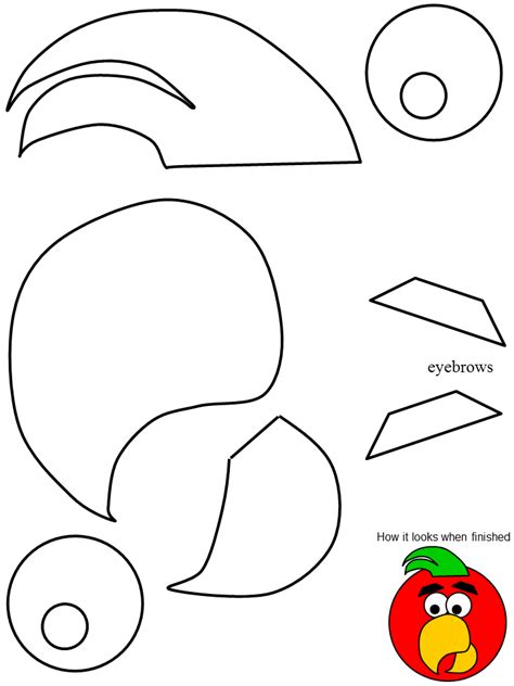 Printable Parrot Craft Template