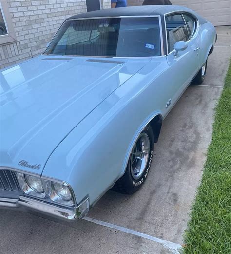 1970 Oldsmobile 442 Coupe Blue For Sale
