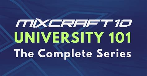 Mixcraft 10 University 101 - The Complete Series | Acoustica