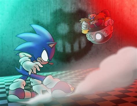 Sonic VS Eggman by minerpig on Newgrounds