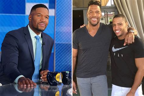 GMA’s Michael Strahan poses with rarely seen son as fans gush he ‘looks ...