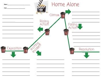 Home Alone Plot Diagram by Language Arts Extravaganza | TPT